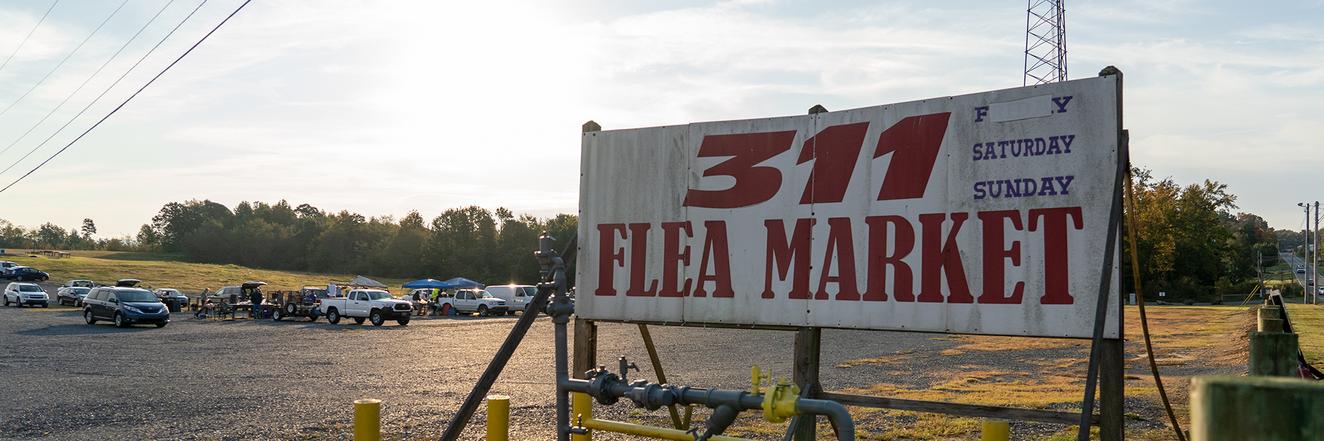 311 Flea Market Sign